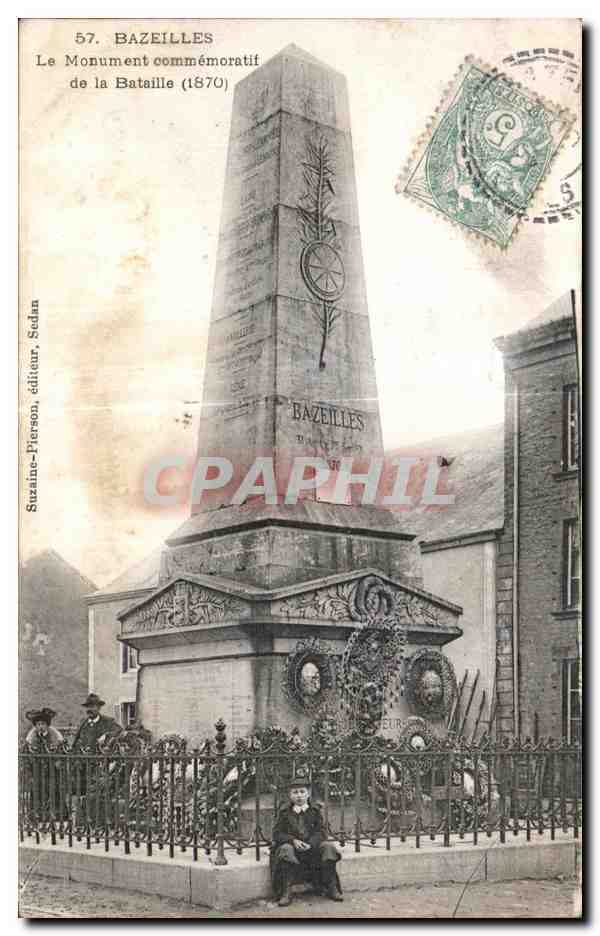 Bazeilles — Monument commémoratif de la Bataille (1870) — Suzaine-Pierson, éditeur, Sedan