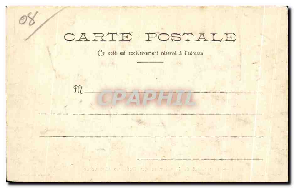 CPA Bazeilles Etat actuel de la Chambre des Dernieres Cartouches — Rückseite