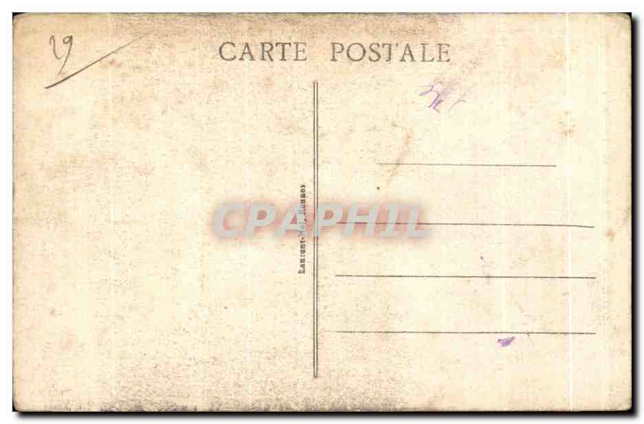 CPA Plougastel Daoulas Le Calvaire Enfants — Rückseite