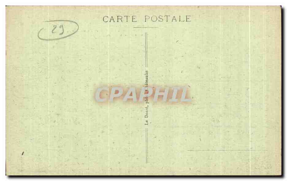 CPA Plougastel Daoulas Calvaire Cote Nord — Rückseite