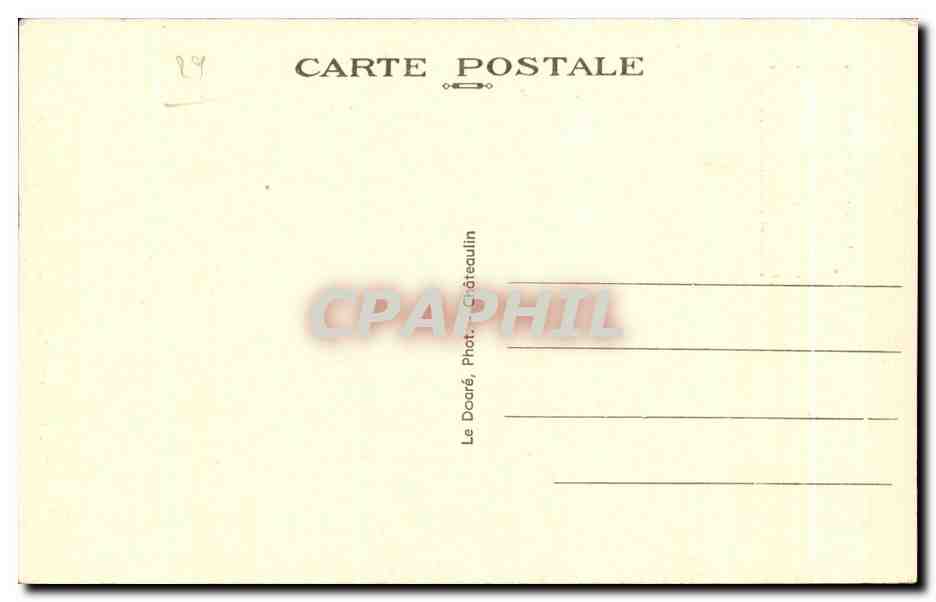 CPA Plougastel Daoulas Details du Calvaire Enfer — Rückseite