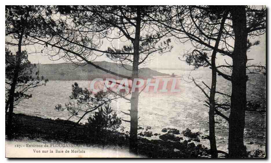CPA Environs de Plougasnou Vue sur la Baie de Morlaix