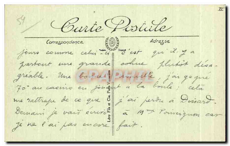 Malo-les-Bains — La Plage et le Casino — LL — Reverso