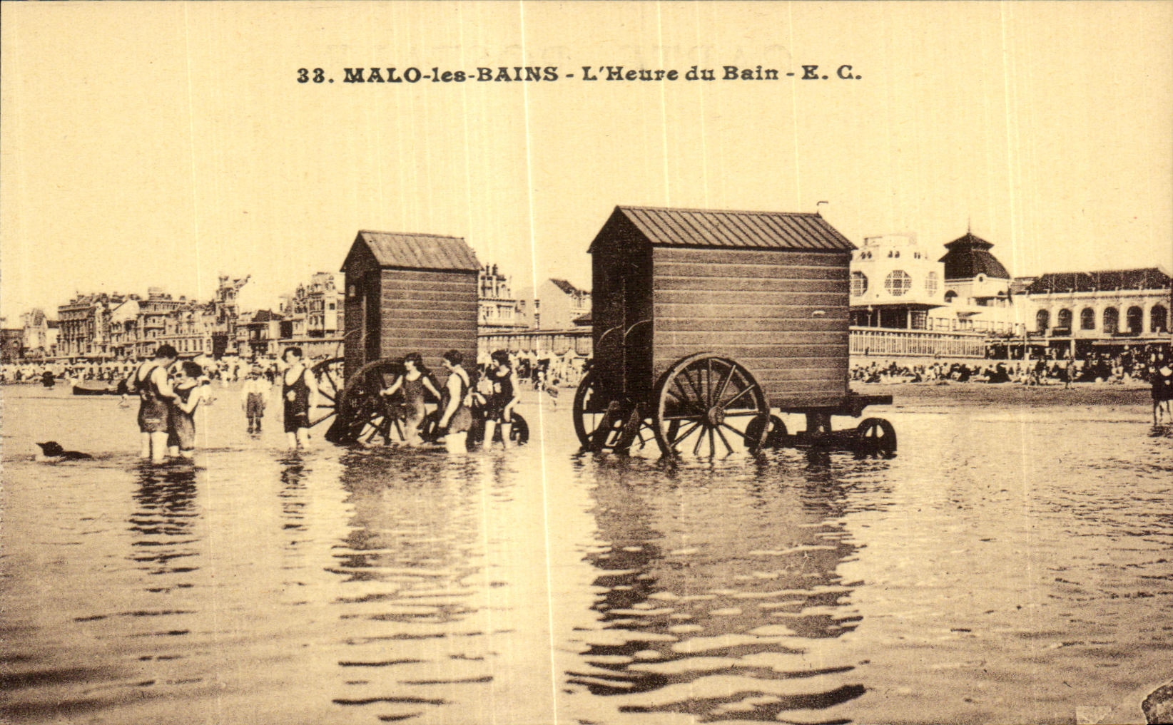 Malo-les-Bains - L'Heure du Bain - E.C. - n°33