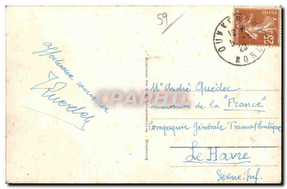 CPA Dunkerque Vue generale vers le Port Bateaux — Back