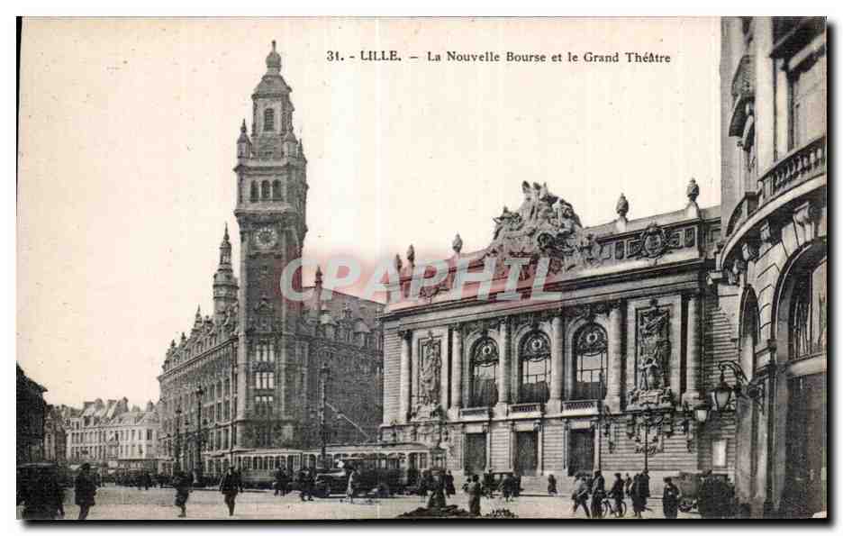 CPA Lille La Nouvelle Bourse et le Grand Theatre