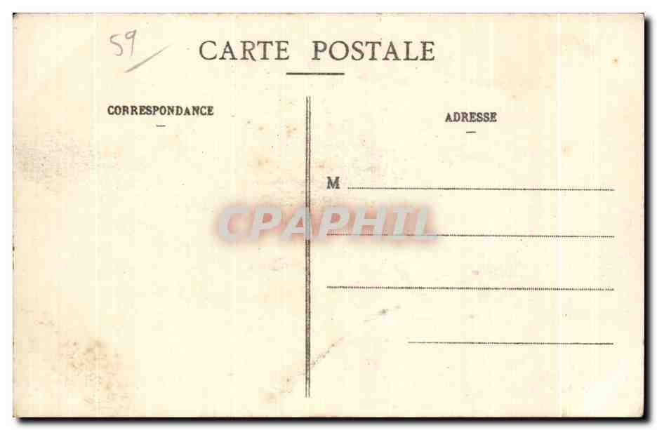 CPA Dunkerque Vue de l Hopital — Rückseite
