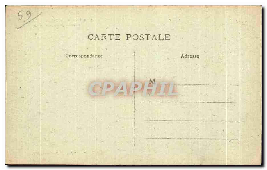 Douai — Grand'place, les ruines — Edmond Plautey, série 59 — Reverso