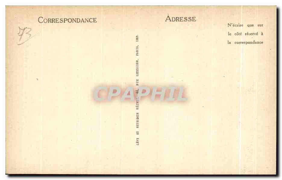 CPA Aix Les Bains Lac d Annecy Lac du Bourget — Verso