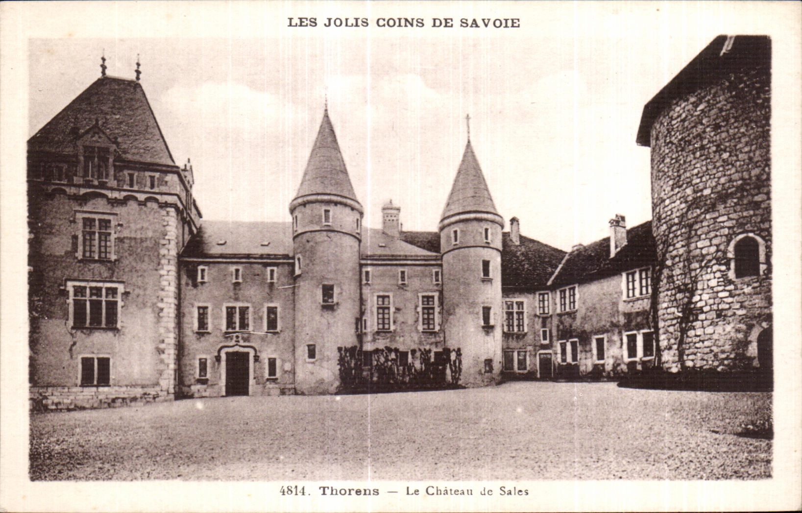CPA Les Jolis Coins De Savoie Thorens Le Chateau de Sales