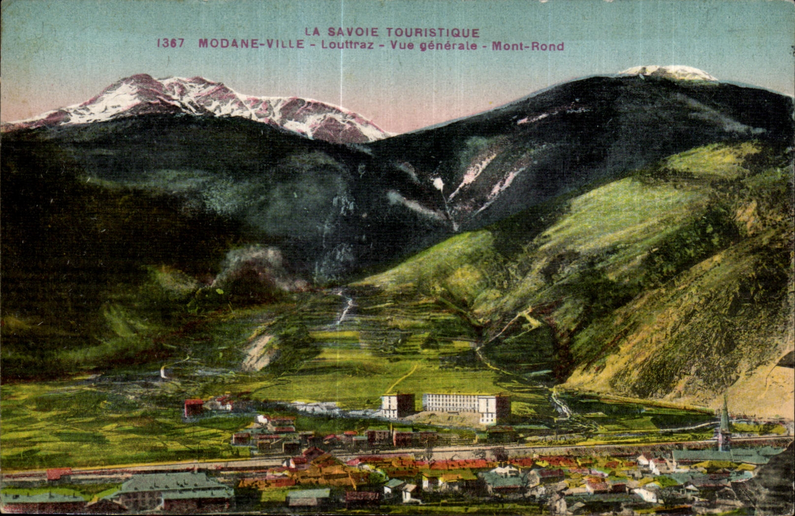 CPA La Savoie Touristique Madane Ville Louttraz Vue generale Mont Rand