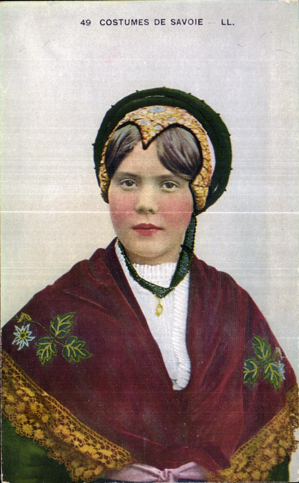 CPA Costumes De Savoie Folklore Costume