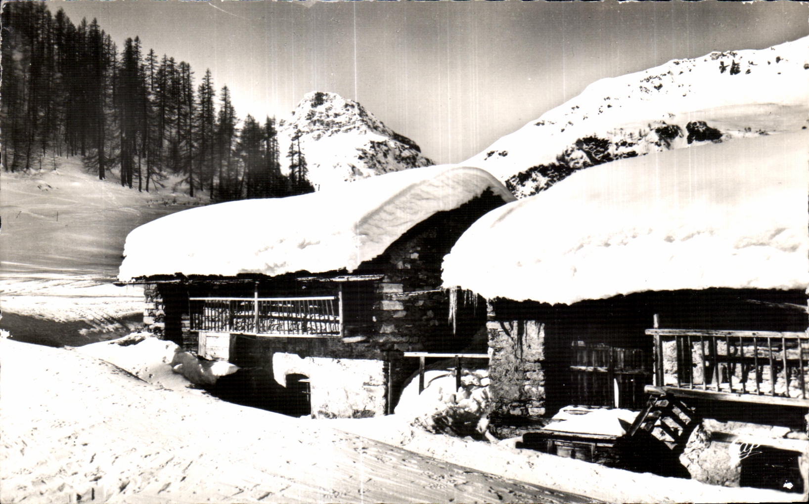 CPA Val D Isere Vieilles Maisons de haute Tarentaise