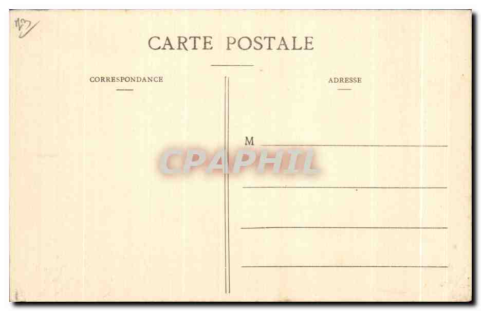 CPA Aix les Bains Place de L Etablissement Thermal Source des Deux Reines — Verso