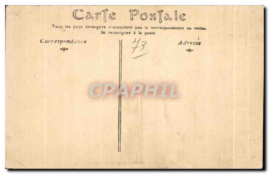 CPA Aix les Bains Etablissement Thermal Buvette et Porteurs — Rückseite
