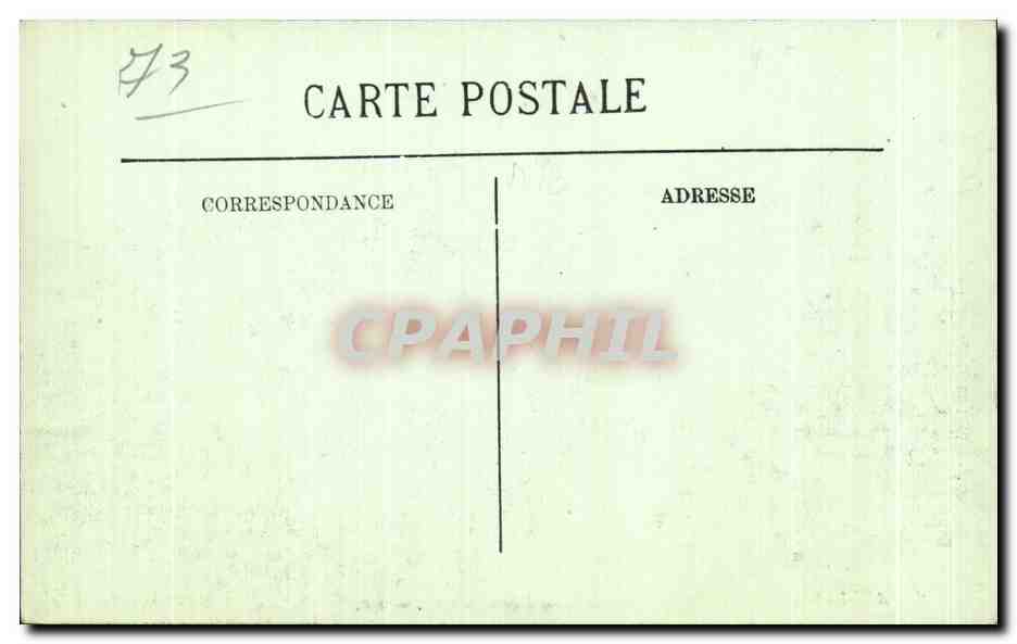 CPA Aix les Bains Vue generale le Revard et le Nivolet — Rückseite