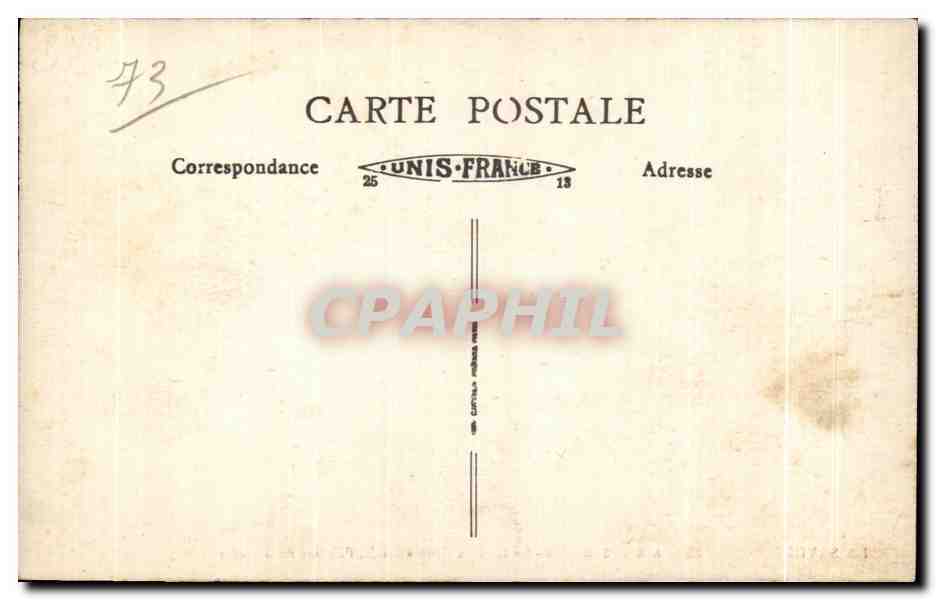 CPA Aix les Bains Villa Le Hall du Grand Cercle i Entree du Theatre — Verso