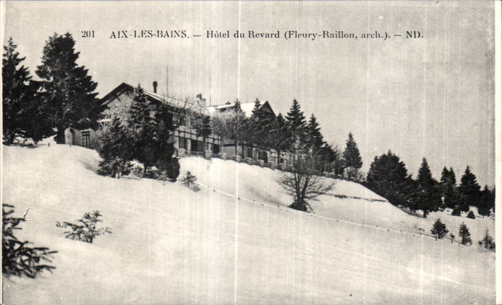 CPA Aix Les Bains Hotel du Revard (Fleury Raillon arch)