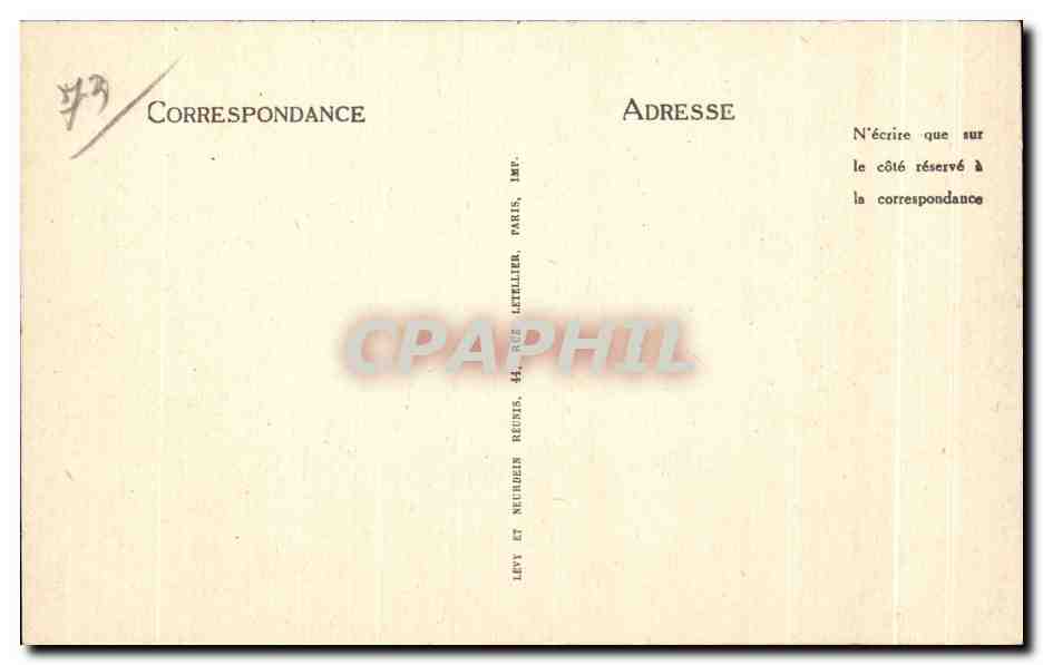 CPA Aix Les Bains Temple Gallo Romain dit Temple de Diane — Verso