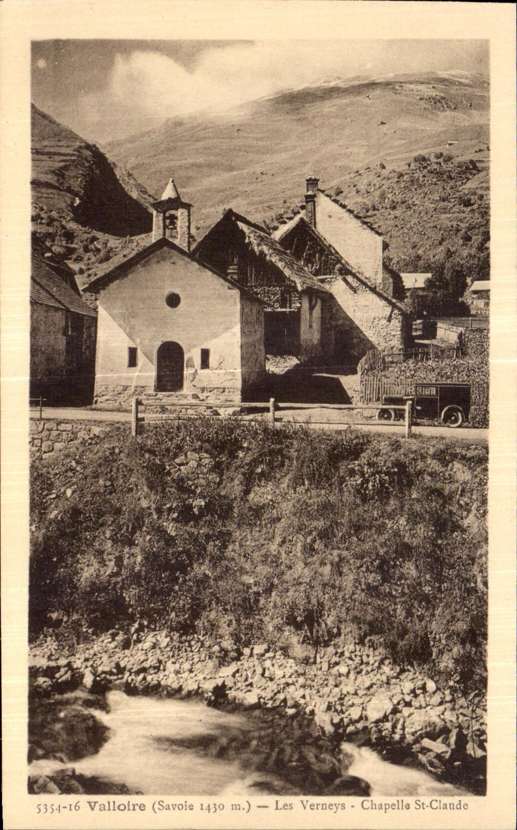 CPA Valloire (Savoie) Les Verneys Chapelle St Clande