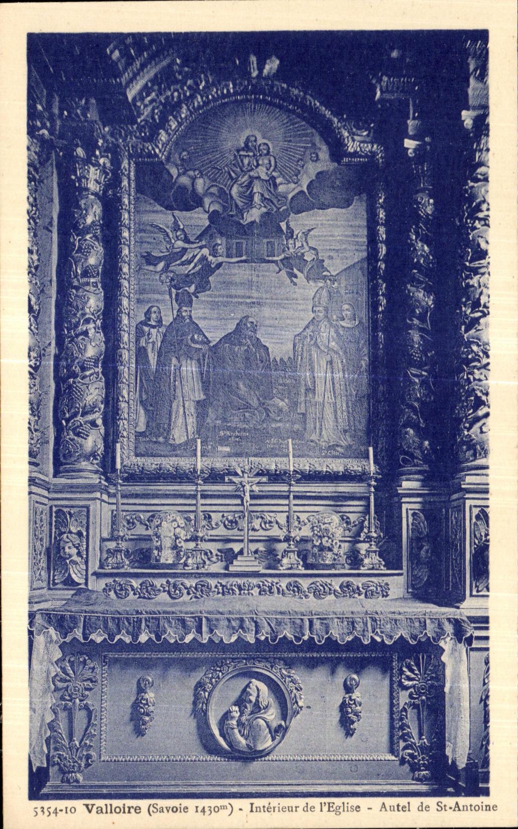 CPA Valloire (Savoie) Interieur de I Eglise Antel de St Antoine
