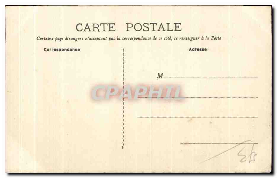 CPA Aix Les Bains Hotel du Centre  — Rückseite
