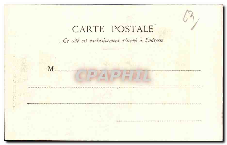Cour du Château de Tournoeil — Auvergne — P. Juliolt, Clermont-Ferrand - G. Delaunay, Succ' n°140 — Verso
