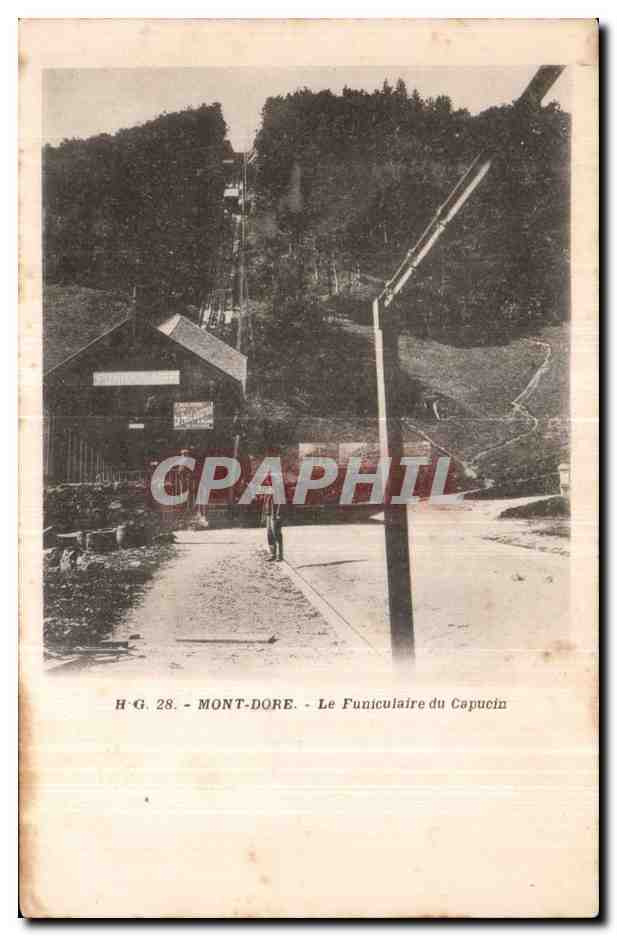 CPA Mont Dore Le Funiculaire du Capucin