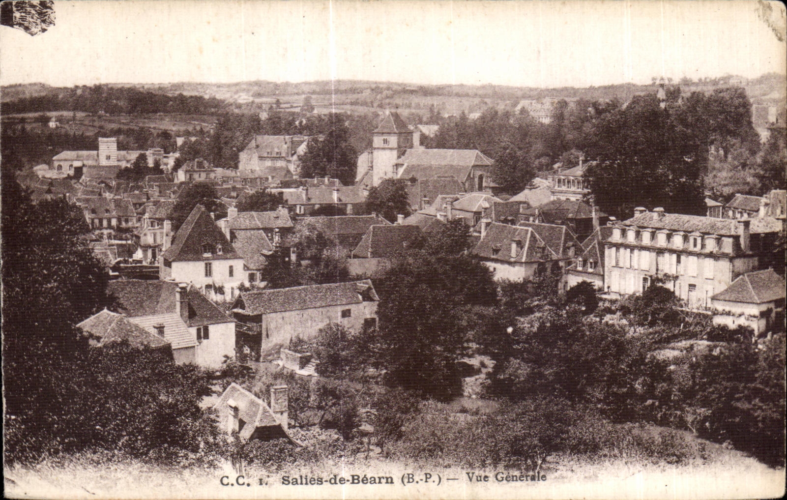 Sallies-de-Béarn — Vista General — C.C. i. (B.P.) - Anverso