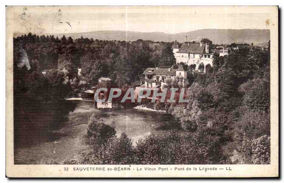 CPA Sauveterre de Bearn Le Vieux Pont de la Legende