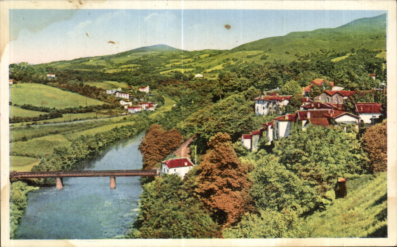 Cambo-les-Bains — Allgemeiner Blick auf das Tal der Nive — Cie des Arts Progrès, Paris, Nr. 10
