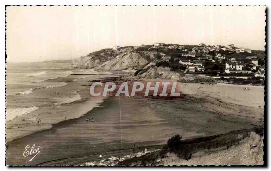 CPA Bidart Bidart et sa Plage vers Biarritz