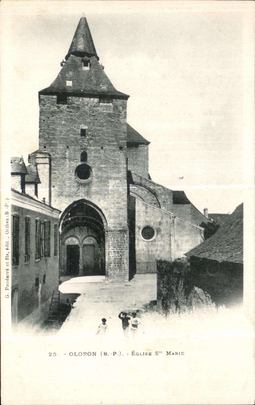 CPA Oloron Eglise st Marie