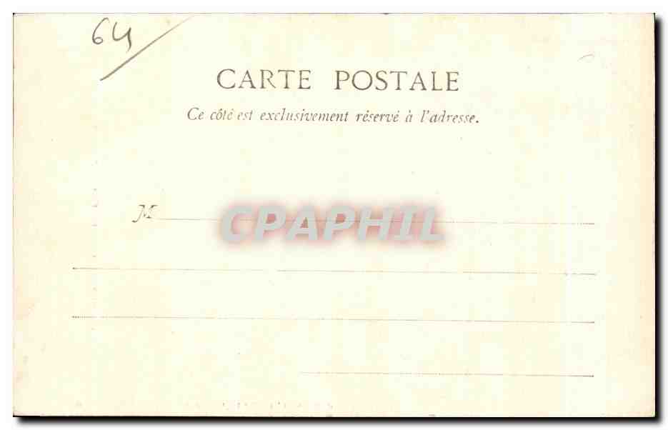 CPA Oloron Eglise st Marie — Rückseite