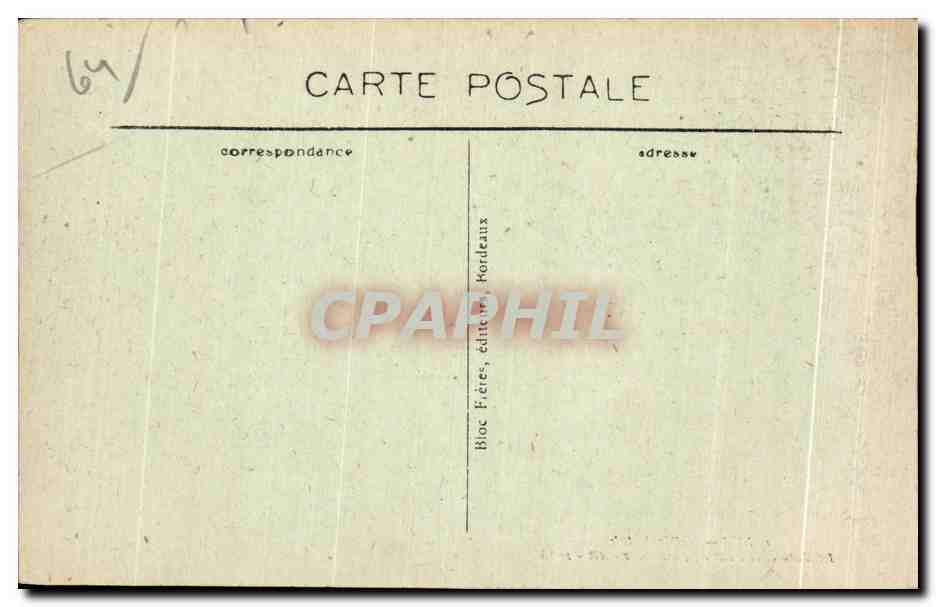 CPA Luz Vallee de Luz La Gave et le Pont de Pescadere  — Verso