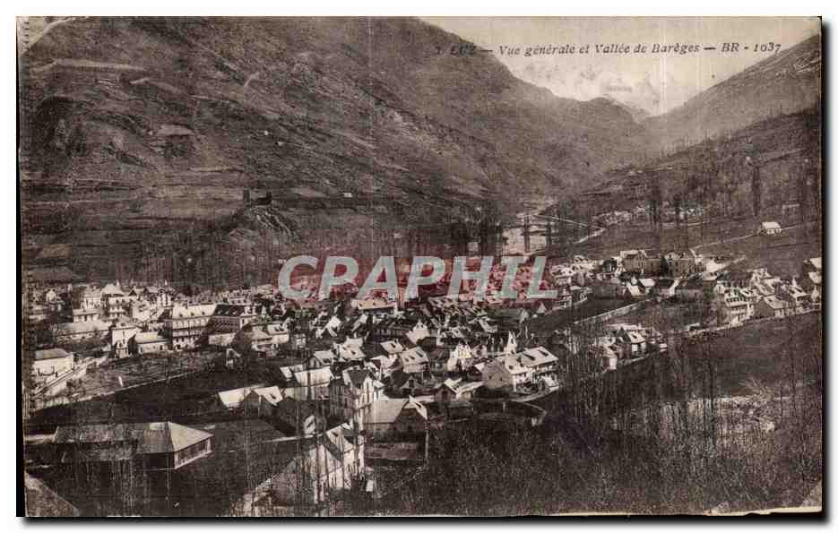 CPA Luz generale et Vallee de Bareges 