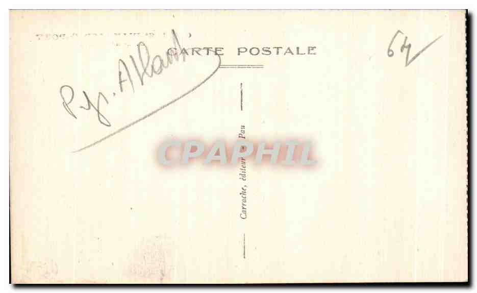 CPA St Jean Pied de Port Bords de la Nive — Verso
