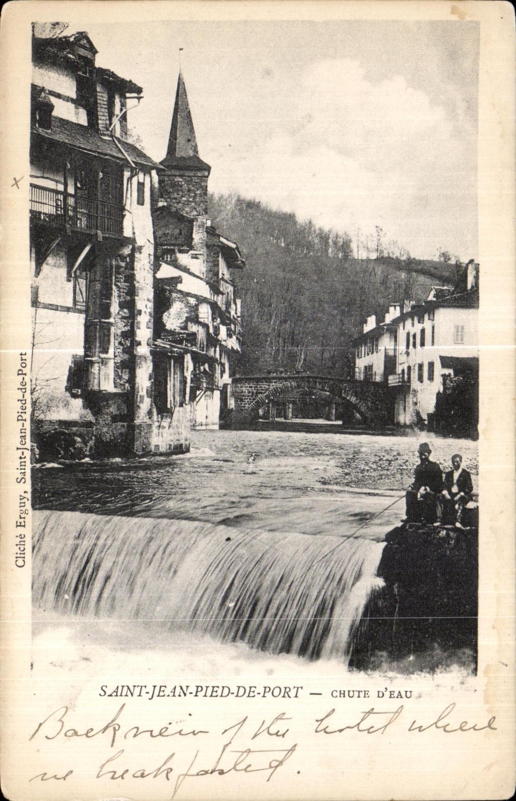 Saint-Jean-Pied-de-Port — Wasserfall — Cliché Eryguy