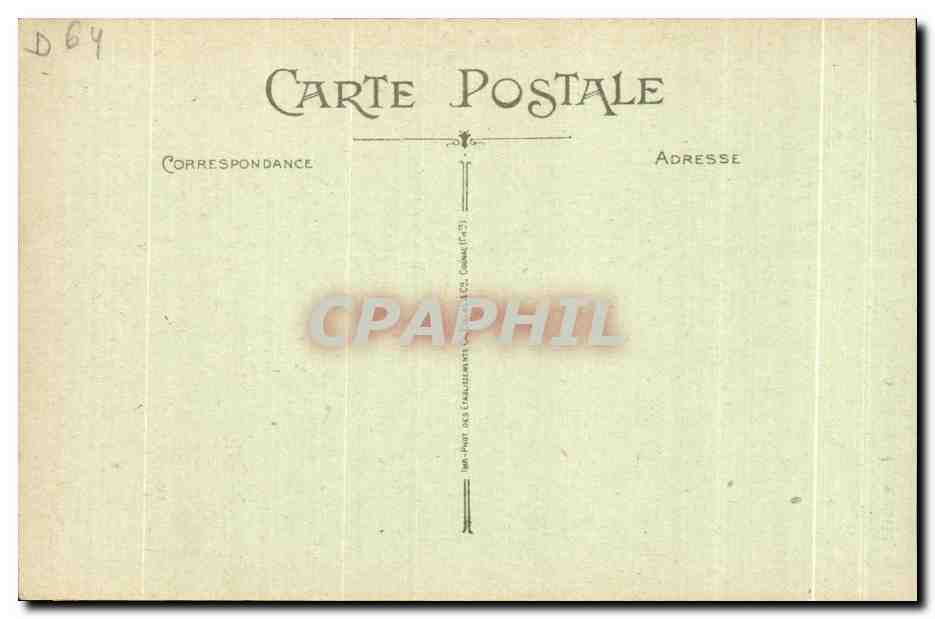 CPA Pau Le Fond d Ossau vu de la Place Royale — Rückseite