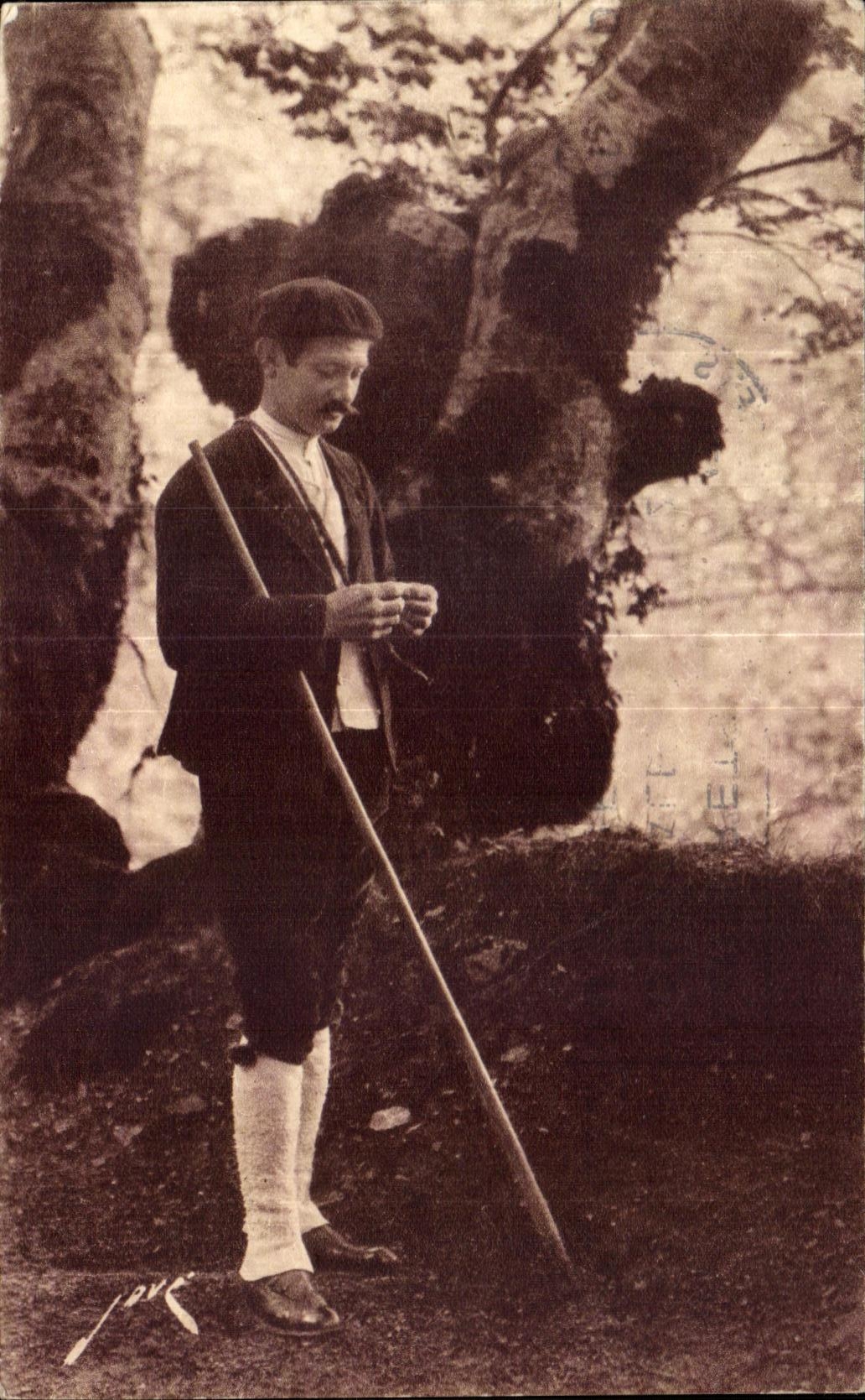 CPA Terroir Pyreneen Guide de haute montagne Folklore costume