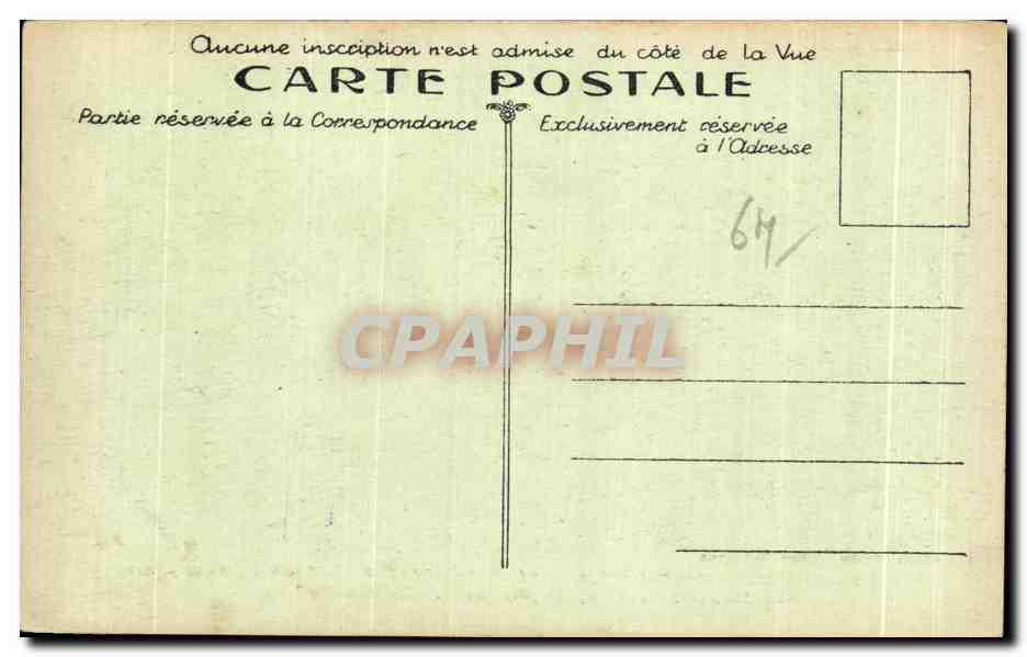 Ascension de la Rhûne — vue prise des Trois-Fontaines — Sare, Ascaïn (B.-P.) — Tramway-Funiculaire — Phototypie Marcel Delbou, Bordeaux — Verso