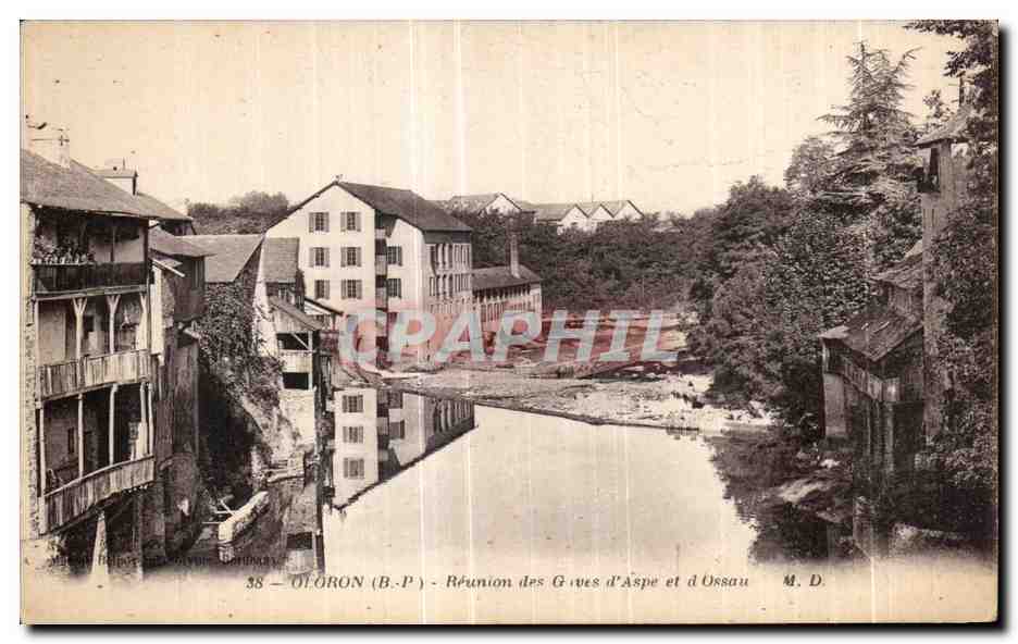 Oloron (B.P.) — Réunion des Gaves d'Aspe et d'Ossau — M. D.