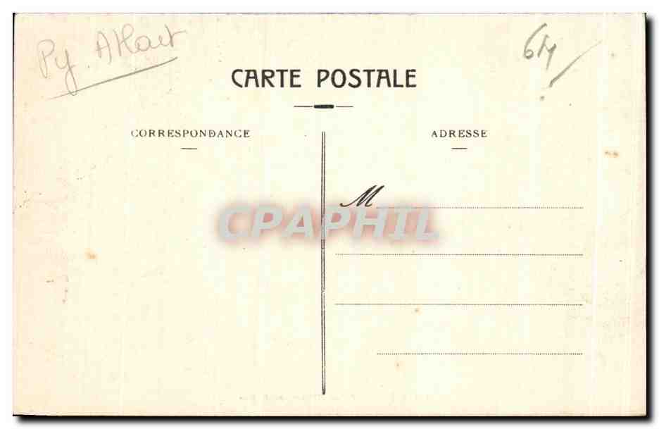 Pau — Palais d'Hiver, vu de face — CC. 8 — Verso