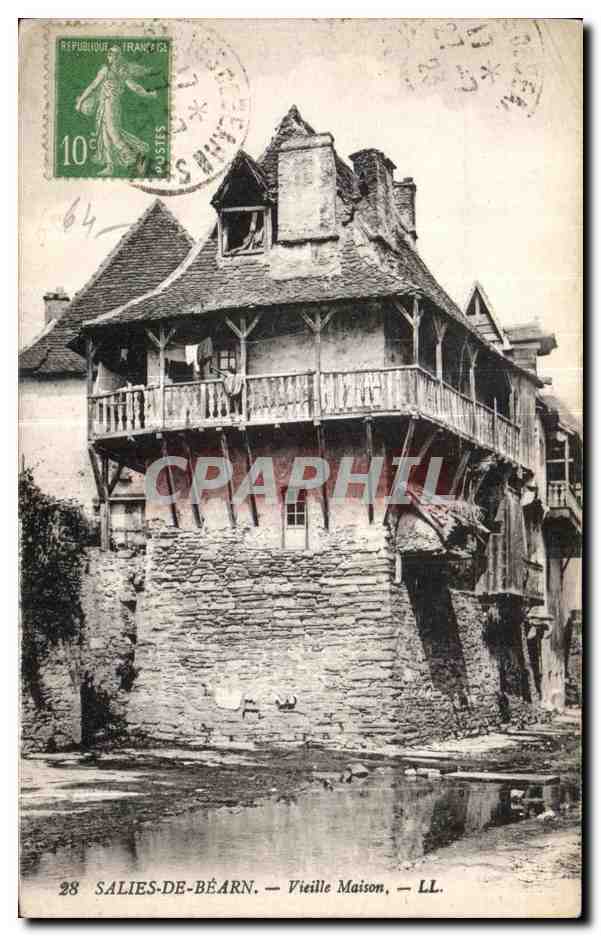 Salies-de-Béarn — Vieille Maison — LL. — Imp. Lévy Fils à Paris