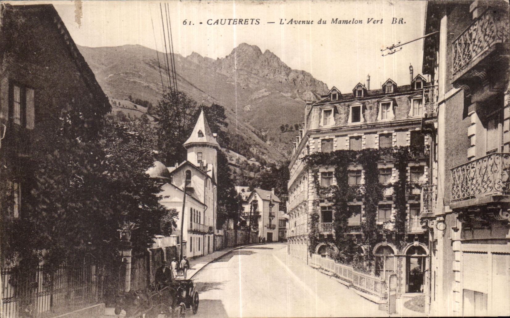 Cauterets — L'Avenue du Mamelon Vert — B.R.