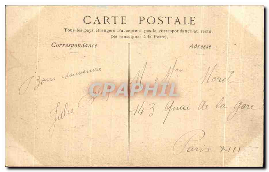 CPA Chateau de Blois Aile de Francois 1er Facade exterieure — Verso