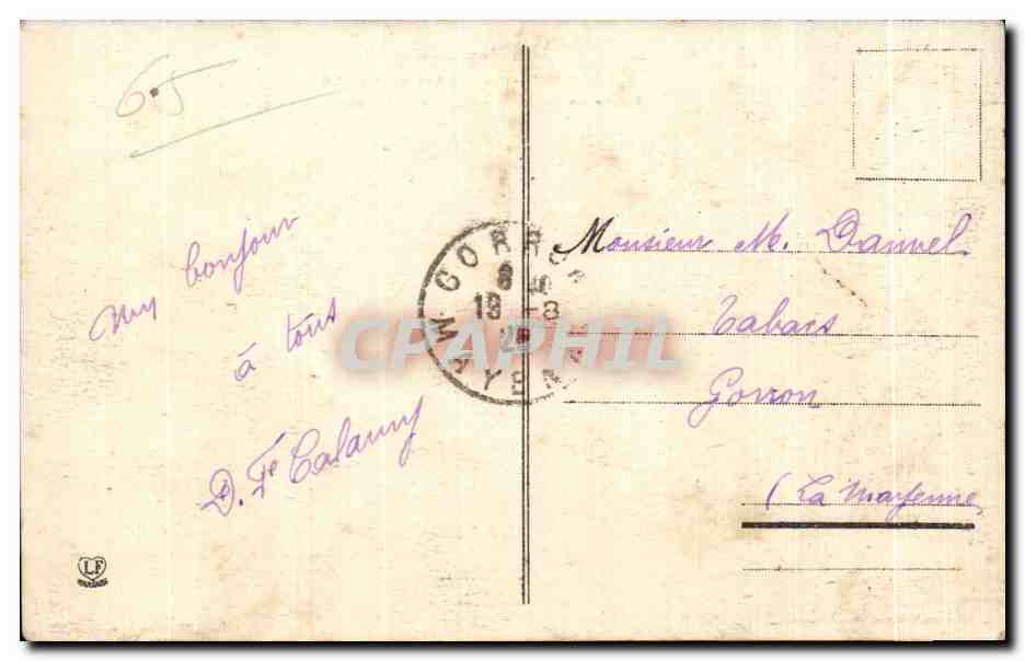 Les Hautes-Pyrénées - Bagnères-de-Bigorre - L'Usine Électrique - Route de Grimp à Artigues - Phototype Labouche Frères, Toulouse — Rückseite