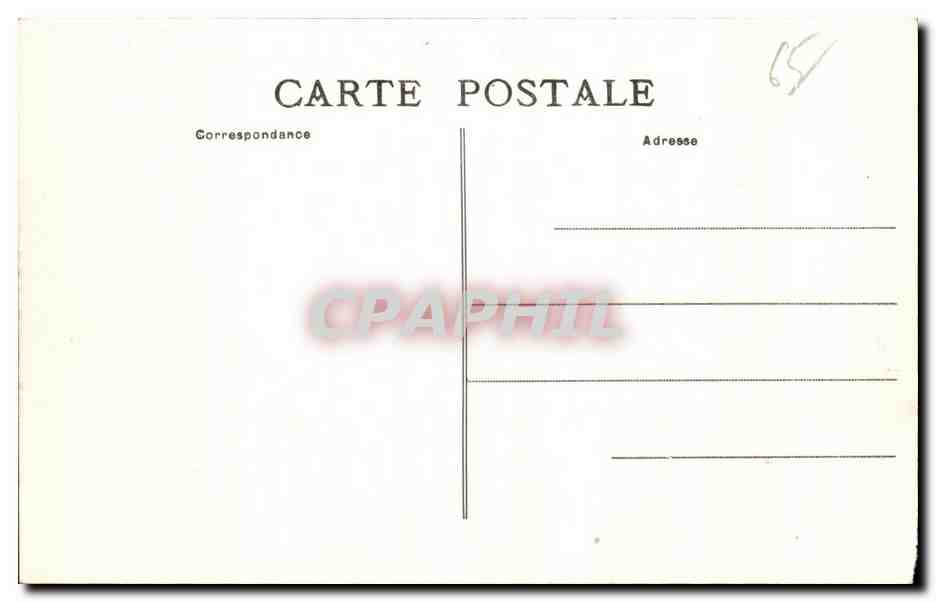 CPA Les Pyrenees Gavarnie Vue generale du Village et du Cirque — Verso