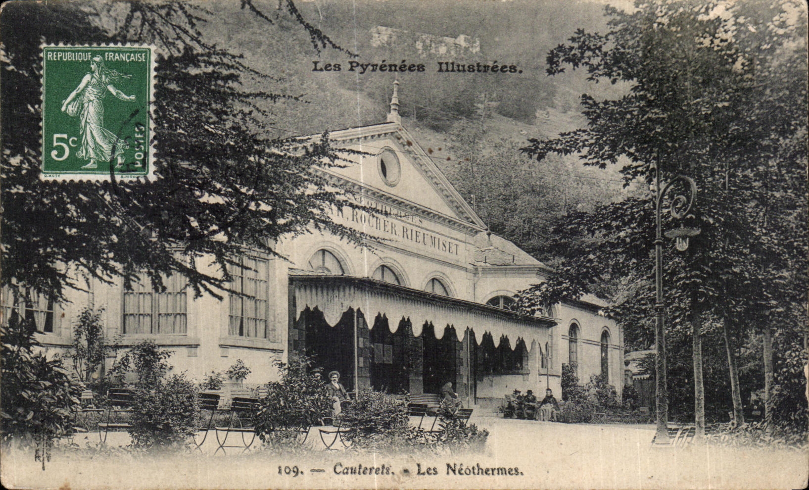 Les Néothermes — Cauterets — Éditeur Les Pyrénées Illustrées, n°109