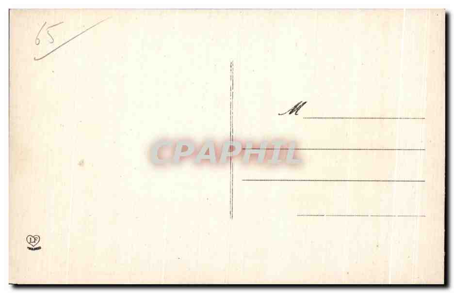 CPA Les Hautes Pyrenees Bareges Plateau De Lienz Berger et vaches — Verso